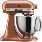 KitchenAid Mutfakaid KSM150PSCE Artisan Stand Mixers, 5 Quart, Copper Pearl - Siyah