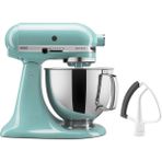 KitchenAid Mutfakaid Value Sche Artisan Serisi 5 Quart Tilt-Head Stand Mixer Dahil Flex Beater, KSM150FEAQ, Aqua Sky - Siyah