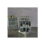 kitchenboost Basic cam tuzluk - 12 li tuzluk biberlik baharatlık 170 ml.etiketli