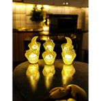 Kitchenboost Dekoratif Led Mum - 3 Model 6 Lı Led Işık Mumluk Aksesuar Altın