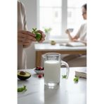 kitchenboost Ölçekli cam mini süt sosluk sürahisi 100 ml. 2 li