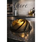 kitchendore Rüzgar Gülü Kek Kalıbı Royal Gold Kalın Döküm Üç Katmanlı Kaplama 620 Gram