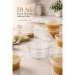 Kitchera Home 50 Adet Kalın Yapılı Sızdırmaz 120 Ml 4 Oz Sosluk Buzluk Et Kemik Suyu Saklama Kabı