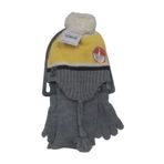 kiti şapka KTT-P-K23160-07-A-GRI Kitti Eldiven Atkı Bere Takım Açık Gri 1-4 yaş