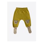 kitikate Organik Teddy Bear Çoraptolon Hardal