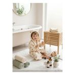kitikate Organik Teddy Bear Müslin Bornoz Natural