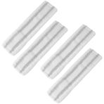Kitnelw Yedek mikrofiber silecek kılıfı için Karcher WV1 WV2 WV5 WV6 Plus ile uyumlu, pencere süpürgesi, sprey şişesi aksesuarı, pencere temizleyici, yedek parça, 4 adet