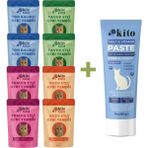 Kito Kediler Için Tüy Yumağı Önleyici Malt 100G + Kito Fresh %100 Taze Içerikli Mama Tanışma Paketi