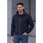 Kiton Bahar ve Yazlık Erkek Ince Mont - Lacivert-R56 - 2XL