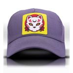 Kitsune Anime Fileli Lila Beyzbol Kadın Şapka Trucker Cap