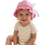 Kitti %100 Pamuk Kız Çocuk Yazlık Fötr Şapka (4-8 Yaş) 24260-01 - Standart - Fuşya