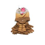 Kitti 4-8 Yaş Erkek Çocuk Atkı Bere Eldiven İçi Polarlı 3'lü Takım 24170-11