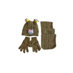 Kitti 4-8 Yaş Kız Çocuk Atkı Bere Eldiven İçi Polarlı 3'lü Takım 24170-04