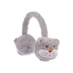 Kitti Arıcı Store Yeni Sezon Kız Çocuk Kışlık Gri Rengi Peluş Kulaklık - Standart