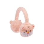 Kitti Arıcı Store Yeni Sezon Kız Çocuk Kışlık Somon Rengi Peluş Kulaklık - Standart