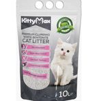 Kittymax Bentonit Bebek Pudrası Kokulu 10 lt İnce Taneli Kedi Kumu