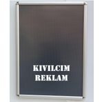 Kıvılcım 10 Adet B2 - 50 x 70 cm Alüminyum Açılır Kapanır Rondo Çerçeve