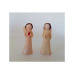 Kivimax Melek Biblo 2'li Set ( 2 Adet 7 cm ) Polyresin