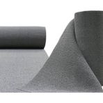 Kıvırcık Halı Paspas 14 mm Renk Gri 1 x 5 Metre Su Emici Iş Yeri Apartman Kaymaz - 0,75 cm x 1 m