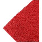 Kıvırcık Halı Paspas 14 mm Renk Kırmızı 1,20 x 7 Metre Su Emici Iş Yeri Apartman Kaymaz - 0,75 cm x 1 m