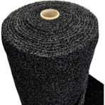Kıvırcık Kapı Önü Dış Mekan Paspas / Kalınlık : 14 Mm. / En : 1.20 M. - Boy : 2 Metre / Siyah - 120 x 200 cm