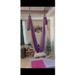 Kıvırcıkyoga Lila Fly Yoga Hamak Seti