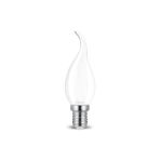 Kıvrık Buji Ince Duylu LED Ampul Cam 4 W E-14 6500K Beyaz Işık Braytron - BA36-35413