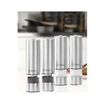 Kiwi 4 LÜ SET KİWİ KSPG 4806 PİLLİ-LED IŞIKLI OTOMATİK TUZ-KARABİBER DEĞİRMENİ 4 LÜ SET