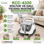 Kiwi 650 Watt Motor Gücü,hem Kuru Hem De Islak Vakum Özelliği ,beyaz Koltuk ve Halı Yıkama MAKINESI-(KCCQ4320 )