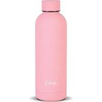Kiwi Çift Katmanlı Paslanmaz Çelik 500 ml Pembe Termos