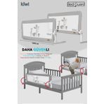 Kiwi Çocuk Yatak Koruyucu Bariyeri Ve Yatak Korkuluğu, Ekstra Dolgulu Kumaş Bed Guard