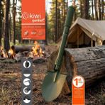 Kiwi Garden KGMS-701 Çok Amaçlı Katlanır Kürek Kaymaz Sap ile Kamp ve Bahçe Kullanımı İçin Dayanıklı