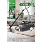 Kiwi KCC-4325W Siyah Koltuk Halı Yıkama ve Leke Çıkarma Makinesi
