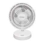 Kiwi KFAN-7607 Şarjlı Beyaz Ayarlanılabilir Mini Fan Masaüstü Vantilatörü