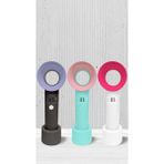 Kiwi KFAN-7610 10 W Şarjlı Ultra Sessiz USB Vantilatör Kanatsız Taşınabilir El Fanı - Beyaz