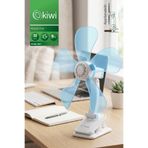 Kiwi KFAN-7611 Klipsli Fan - Masa Üstü Vantilatör | 32 cm & 180 Eğim & Sessiz Çalışma & 9W