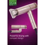 Kiwi KHD2152 Kompakt Saç Kurutma Makinesi 1200W Katlanabilir DC Motor Gül Kurusu