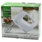 Kiwi KMX-3608 Elektrikli El Mikseri 2 Adet Metal Çırpma Aparatı+2pcs Hamur Kancası 5 Kademe Hız