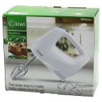 Kiwi KMX-3608 Elektrikli El Mikseri 2pcs Metal Çırpma Aparatı - 2pcs Hamur Kancası 5 Kademe Hız Çırpıcı Çıkartma Düğmeli (5047) - Çok Renkli