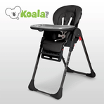 Kiwi Koala All In One Siyah Katlanır Tekerlekli Mama Sandalyesi