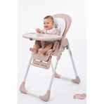 Kiwi Koala Mama Sandalyesi Portatif Katlanır Yükseklik Ayarlı Tekerlekli İçi Pedli - Rose Pink