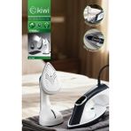 Kiwi KSI-682 2’si 1 Arada Buharlı Ütü 1800-2000 Watt Seramik Tabanlı Dikey ve Yatay Kullanım - Beyaz