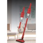 Kiwi KVC-4108 Dikey Elektrikli Süpürge Kırmızı 0.5 Litre Toz Haznesi ile Güçlü ve Sessiz Temizlik