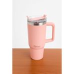 Kiwi Pipetli Termos - Pembe