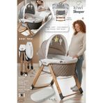 Kiwi Sleeper Portatif Beşik | Sallanır, Katlanır, Taşınabilir Sepet Beşik