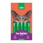 Kiwi Yammies Deniz Taraklı ve Ton Balıklı Sıvı 5'li Kedi Ödül Maması