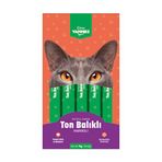Kiwi Yammies Karidesli ve Ton Balıklı Sıvı 5'li Kedi Ödül Maması