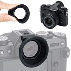 KIWIFOTOS Fujifilm Fuji X-T30 X-T20 X-T10 Vizör için Eyecup Kauçuk Mercek (Sıcak Ayakkabı Montaj Kurulumu)