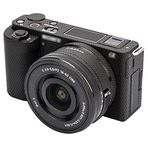 KIWIFOTOS Kamera Gövdesi Çıkartması Gövde Koruyucu Sony ZV-E10 + 16-50 mm Lens, 3M Çizilmez Çıkartma Koruyucu Filmler DSLR Kamera Koruyucu Kılıf - Matrix Siyah