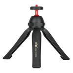 Kiwifotos Vlog mini masa üstü tripod, saplı, Sony ZV-1F ZV-1 ZV-1II RX100 serisi, M50 M6II G7XIII, Panasonic G100, Zoom H6, DJI Osmo cep vs. için kompakt aynasız giriş seviyesi DSLR fotoğraf makinesi selfie